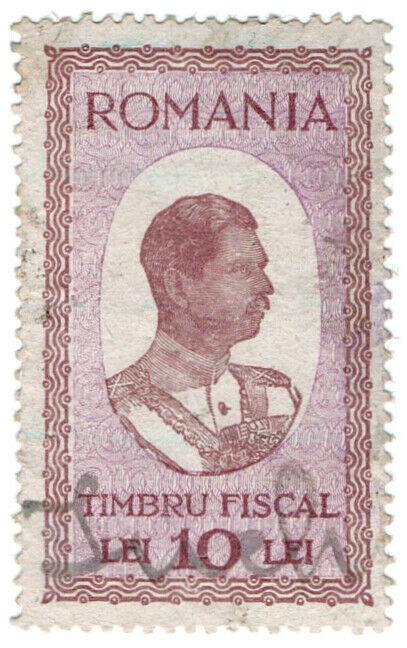 (I.B) Romania Revenue : Duty Stamp 10L