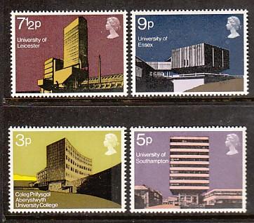 Great Britain Architecture 657-60 MNH VF