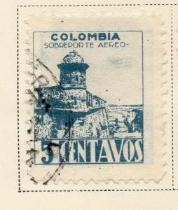 Colombia 1945 Early Issue Fine Used 5c. 174042