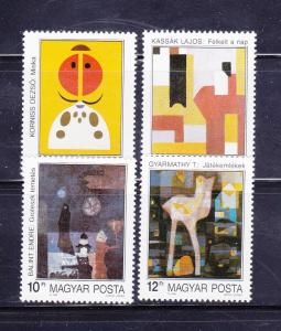 Hungary 3209-3212 Set MNH Art, Paintings