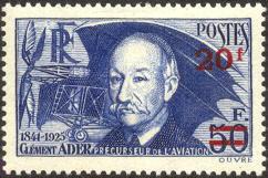 France #414 Mint Hinged Surcharged High Value of Set fm 1941