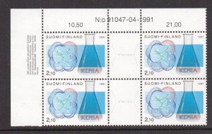 Finland   #876-877a   MNH  1994  chemists   2 pairs