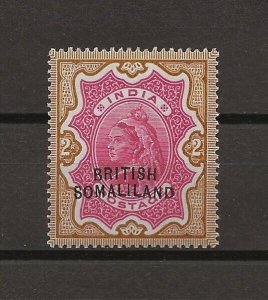 SOMALILAND 1903 SG 22a MINT Cat £850. CERT