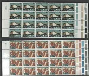 Australian Stamps MUH 1976 Explorers 18c 6 Plate blocks of 20 Forrest Hume Hovel