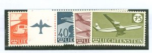 Liechtenstein #C34-7 Mint (NH) Single (Complete Set)