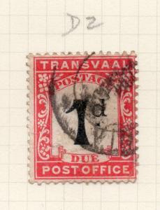 TRANSVAAL 1907 Early Issue Fine Used 1d. 284621