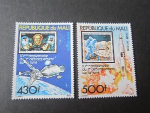 Mali 1979 Sc C364-5 space set MNH
