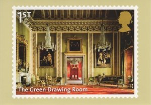 Great Britain 2014 PHQ Card Sc 3285c 1st The Green Drawing Room Buckingham Pa...