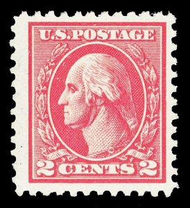 Scott 528 1920 2c Washington Offset Type VII Mint F-VF NH Cat $25