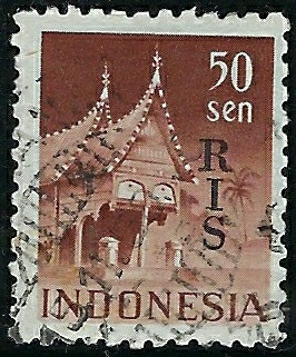 Indonesia 350 Used 1950 issue (an3699) | Asia - Indonesia
