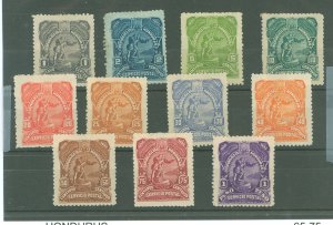 Honduras #65-75 Unused Single (Complete Set)