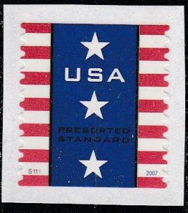 4158 - USA presort pnc-1 pl#S111 used vf . on piece.