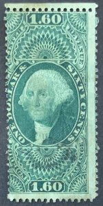 USA REVENUE STAMP 1863.  $1.60 SCOTT#R79c