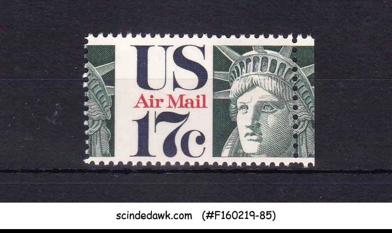 UNITED STATES USA 1971-73 AIR MAIL 17c SCOTT#C80 MISPERF ERROR MNH