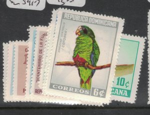 Dominican Republic SC 591-7, C132-4 Birds MOG (4fef)