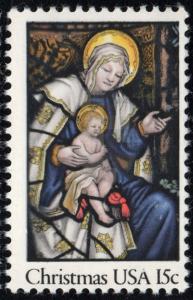 SC#1842 15¢ Madonna and Child Single (1980) MNH