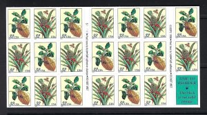 U.S. #3127a MINT, NH BOTANICAL PRINTS BOOKLET PANE - PRICED AT FACE VALUE !