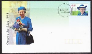 AUSTRALIA - SC#1649 Queen Elizabeth Birthday (1998) FDC