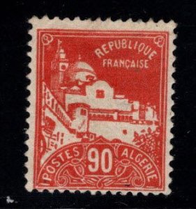 ALGERIA Scott 57 Mint Hinged MH*, Thinned