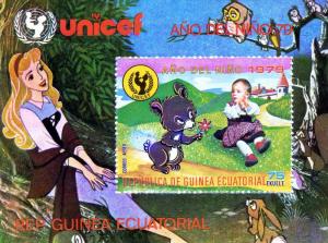 Equatorial Guinea 1979 Year of the Child/Fairy Tales/Cinderella Disney SS #314