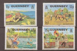 GUERNSEY SG245/8 1981 YEAR OF THE DISABLED MNH