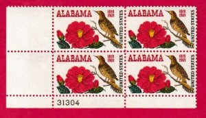 US SCOTT#1375 1969 ALABAMA STATEHOOD PLATE BLOCK [4] LL#31304- MNH