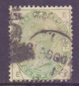 GB Scott 103 - SG192, 1883 4d Green used