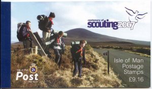 2007 Isle of Man Scouting Prestige Booklet SGSB61 Unmounted Mint