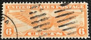 US #C19 Used Single Winged Globe SCV $.25 L21
