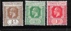 Leeward Islands #46-48  ( MH) CV $12.15