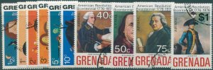 Grenada 1975 SG694-703 American Revolution set FU