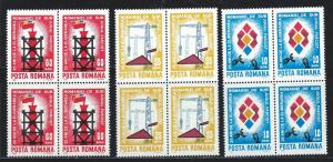 ROMANIA SC# 2115-17 VF MNH 1969 BK/4