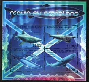 Burundi Stamp 1168  - Greenland shark