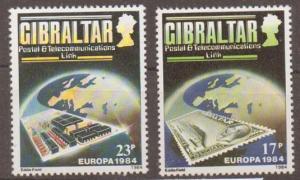 GIBRALTAR SG504/5 1984 EUROPA MNH