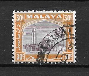 Malaya Selangor 54 Mosque single Used