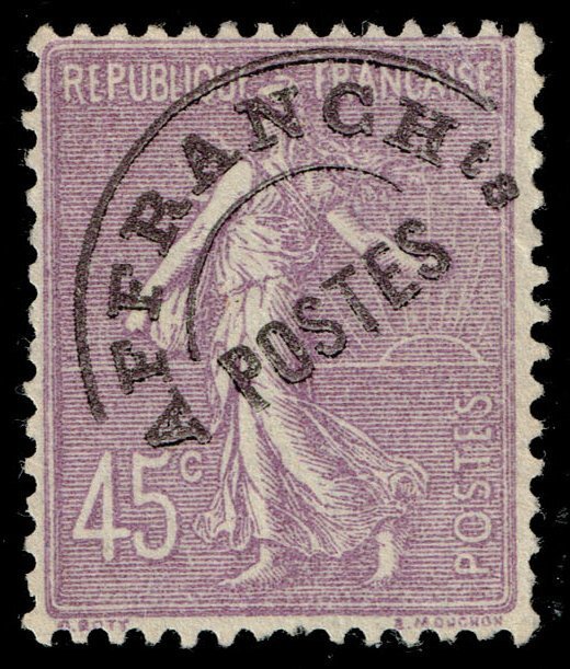 France #143 Sower; Used Precancel