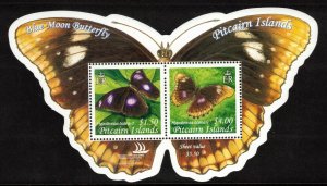 PITCAIRN ISLANDS 2005 Blue Moon Butterfly S/S; Scott 615; MNH