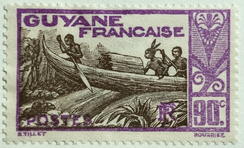 AlexStamps FRENCH GUIANA #132 VF Mint 