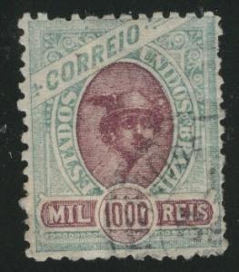 Brazil Scott 122 Used 1000 Reis stamp