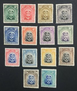 MOMEN: SOUTHERN RHODESIA STAMPS SG #1-14 1924-29 MINT OG H VERY FRESH LOT #61430