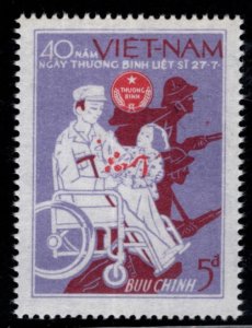 Unified Viet Nam Scott 1771 service man in wheelchair MNH**