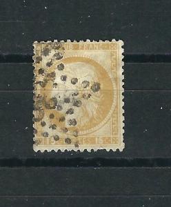 France 61 Y&T 58 Etoile Cds Fine 1873 SCV $4.00