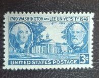 US Scott # 982; 3c Washington and Lee Univ., 1949; MNH, og; VF/XF centering