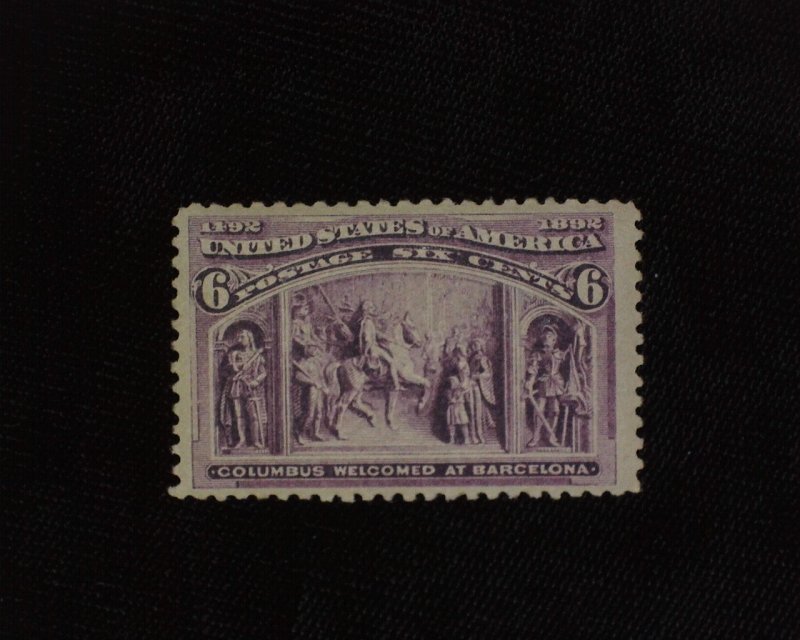 HS&C: Scott #235 Mint Deep color. Vf/Xf NH US Stamp