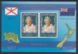 Jersey 1215b Queen Elizabeth II Souvenir Sheet MNH VF