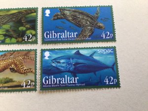 Gibraltar 2013 Endangered Species mint never hinged  stamps  set A14028