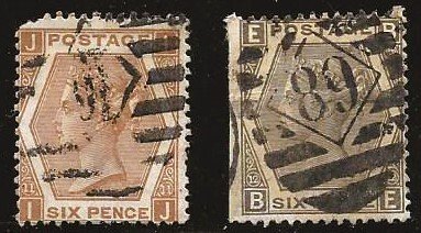 Great Britain #59 and 60 Scotts CV $305
