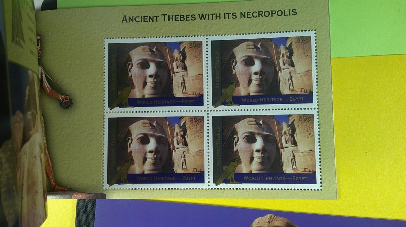 U.N. 2005 Egyptology Booklets CPL Set of 3 (N.Y., Gen., Wien) #891, #446, #370