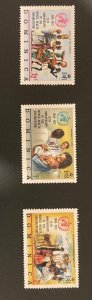 British Colonies: 3 Dominica stamps -set #1 