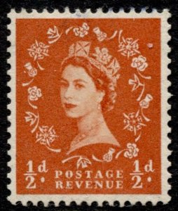 GB Stamps #353c Mint OG MNH Wmk. 322 - QEII Definitive - Graphite Lines